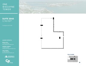 2 S Biscayne Blvd, Miami, FL for rent Site Plan- Image 1 of 1