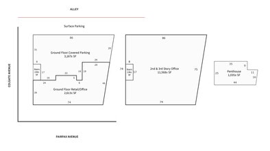 421-425 S Fairfax Ave, Los Angeles, CA to rent Site Plan- Image 2 of 2