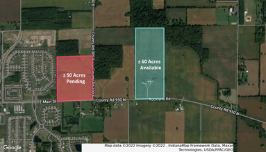 3310 E Rocklane Rd, Greenwood, IN - aerial  map view