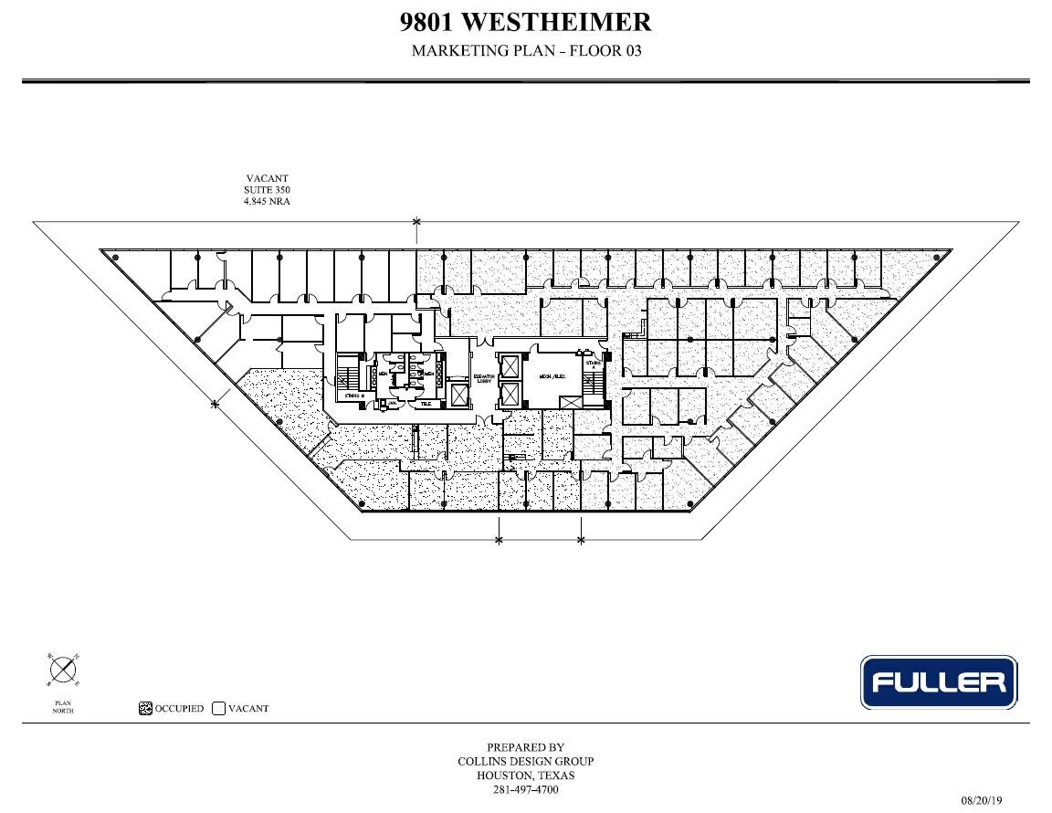 9801 Westheimer Rd, Houston, TX to rent Floor Plan- Image 1 of 1