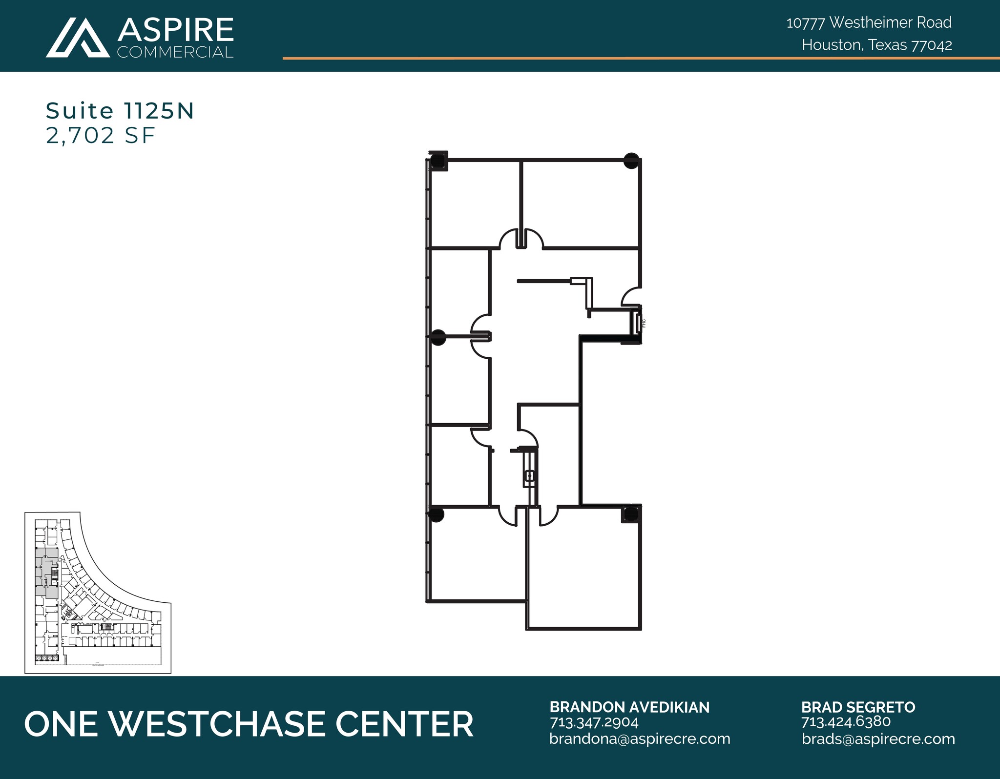 10777 Westheimer Rd, Houston, TX to rent Floor Plan- Image 1 of 1