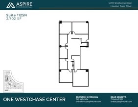 10777 Westheimer Rd, Houston, TX to rent Floor Plan- Image 1 of 1