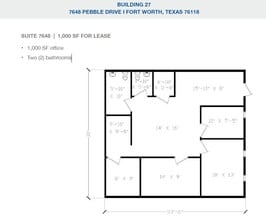 2501-2519 Gravel Dr, Fort Worth, TX to rent Floor Plan- Image 1 of 1