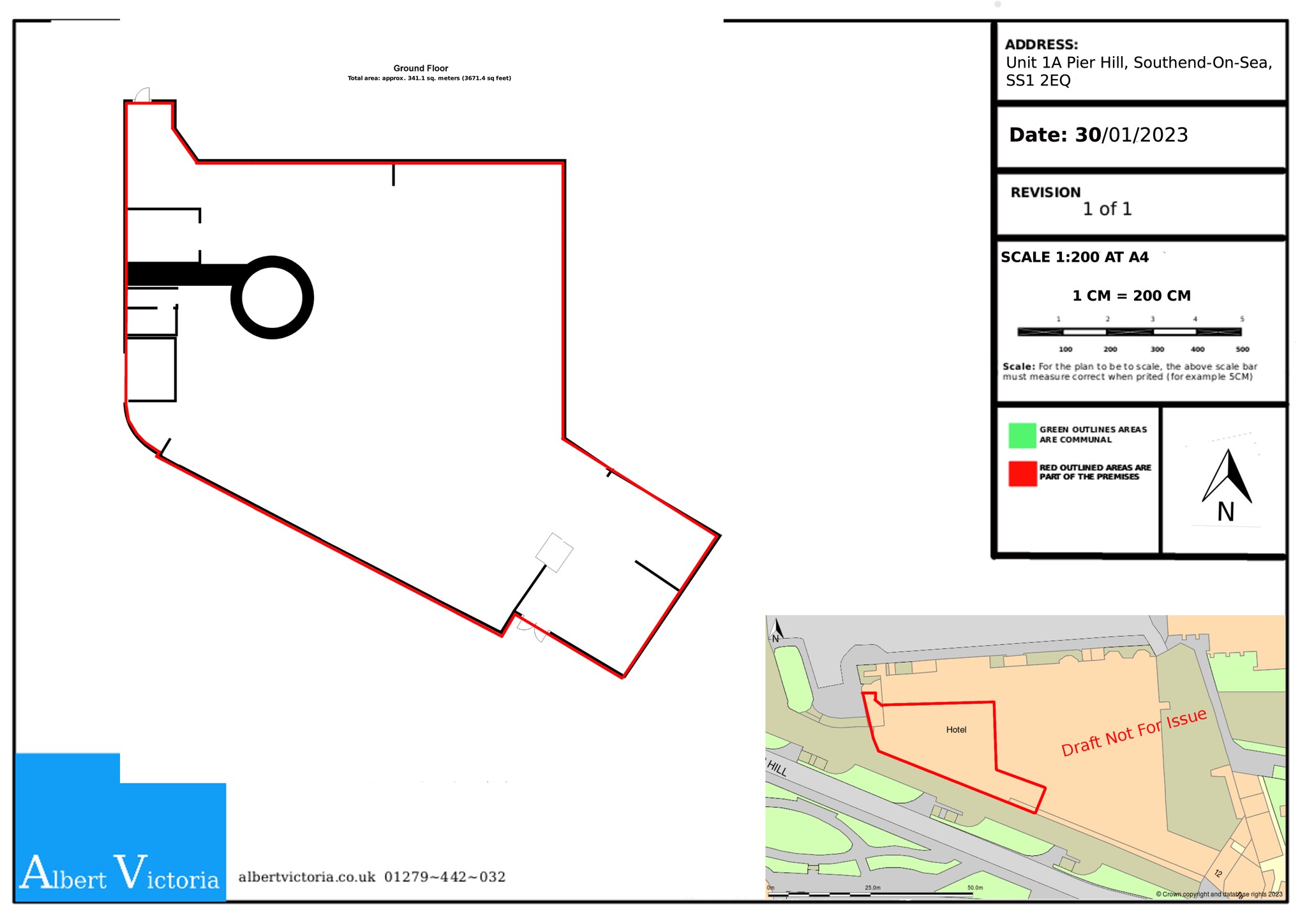 Pier Hl, Southend-On-Sea to rent Site Plan- Image 1 of 1
