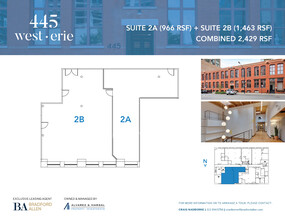 445 W Erie St, Chicago, IL for rent Floor Plan- Image 2 of 8