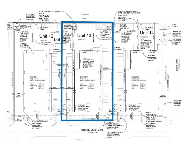 51735 Regency Center Dr, Macomb Township, MI for rent - Site Plan - Image 3 of 4