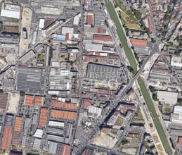 Aubervilliers - Aerial  map view