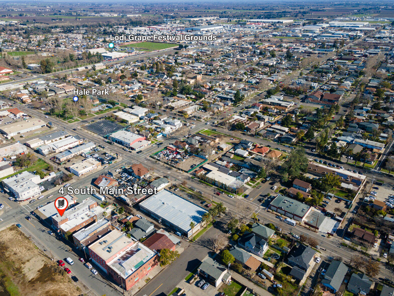 4 S Main St, Lodi, CA for sale - Aerial - Image 3 of 25