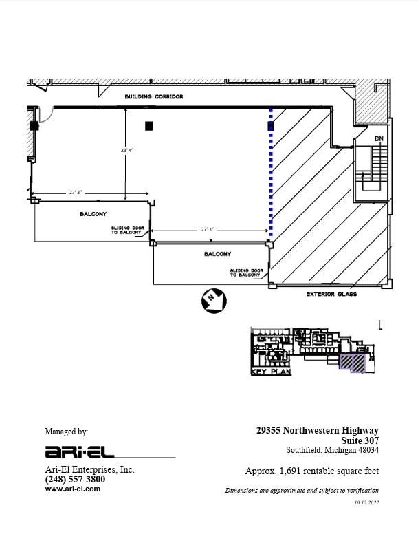 29355 Northwestern Hwy, Southfield, MI to rent Floor Plan- Image 1 of 1