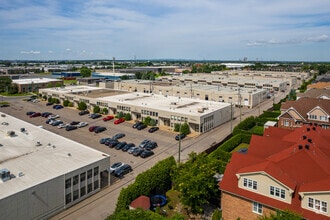 2403-2467 Rue Guénette, Saint-Laurent, QC - AERIAL  map view