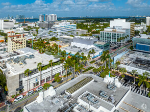 801-821 Lincoln Mall, Miami Beach, FL - aerial  map view