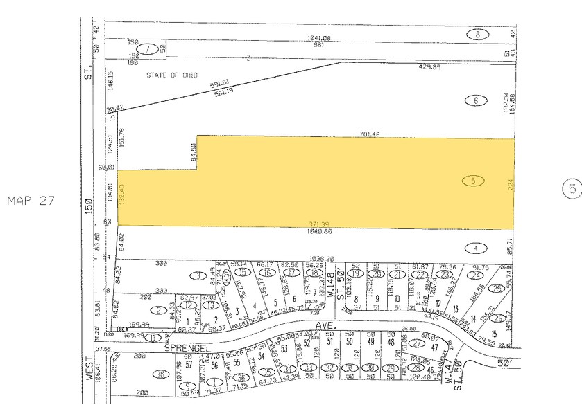 4277 W 150th St, Cleveland, OH for sale - Plat Map - Image 2 of 4