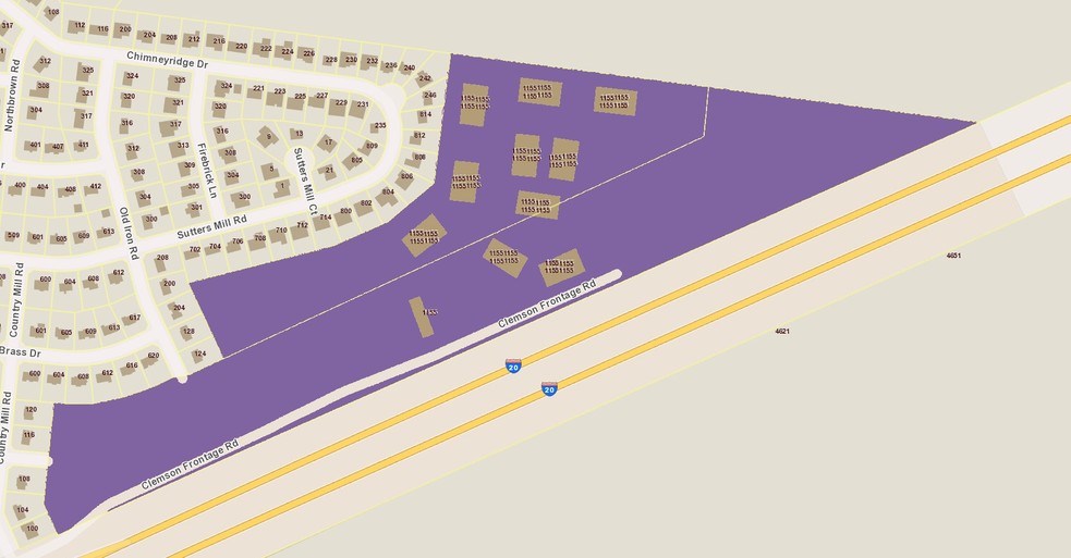 1155 Clemson Frontage Rd, Columbia, SC for sale - Plat Map - Image 3 of 38