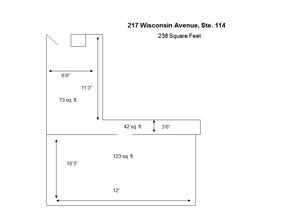 217 Wisconsin Ave, Waukesha, WI for rent Floor Plan- Image 1 of 3