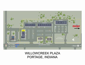 3283-3369 Willowcreek Rd, Portage, IN for rent Site Plan- Image 1 of 1