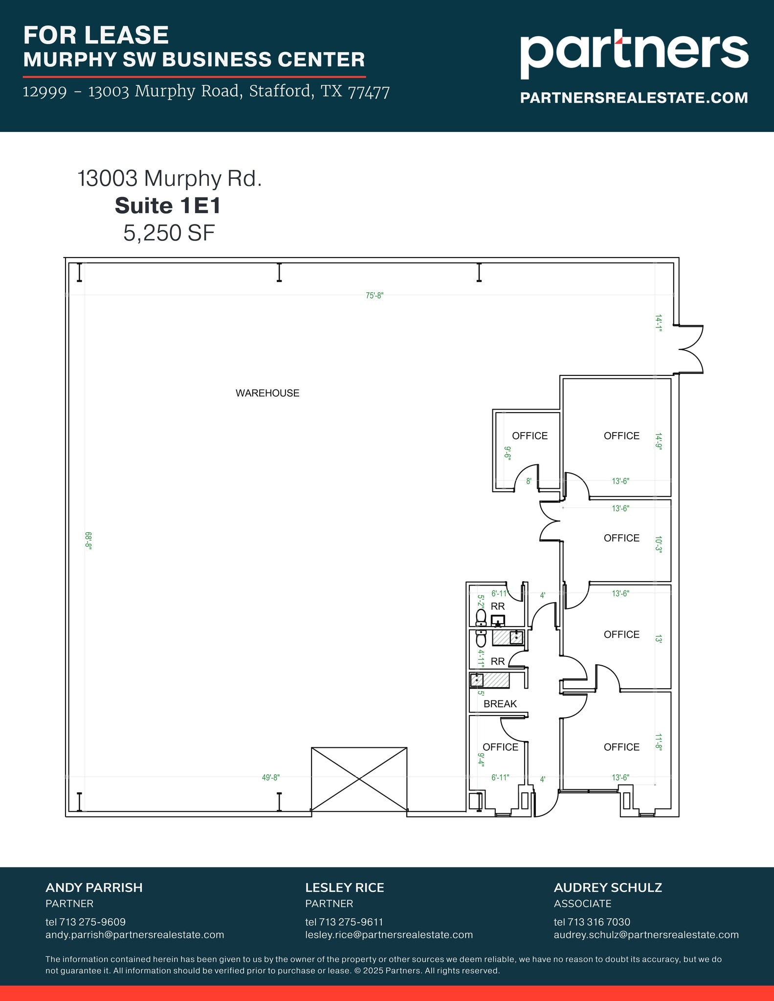 12999-13003 Murphy Rd, Stafford, TX to rent Site Plan- Image 1 of 1