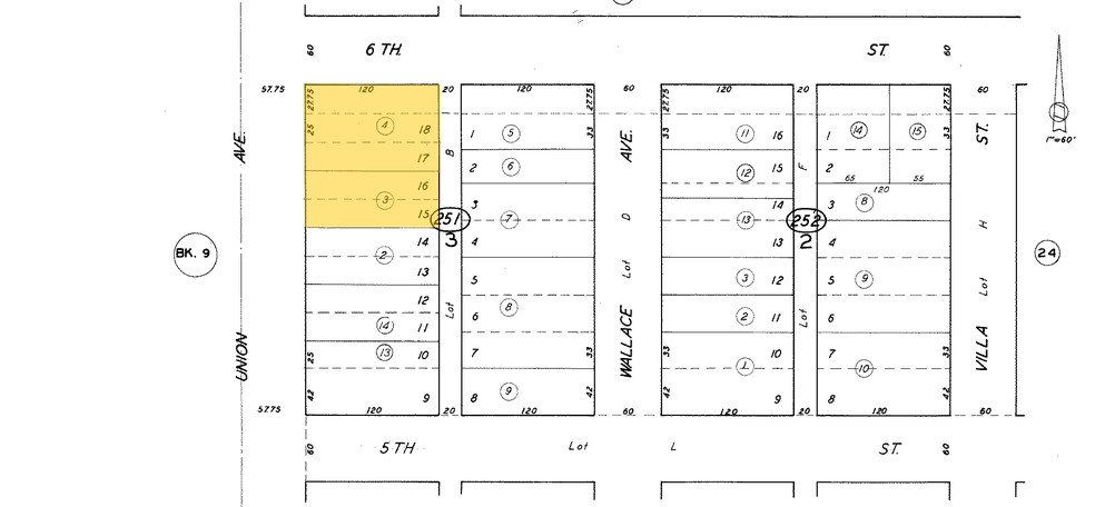 518-530 Union Ave, Bakersfield, CA for rent - Plat Map - Image 2 of 24