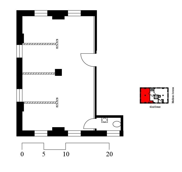 315 Madison Ave, New York, NY to rent Floor Plan- Image 1 of 1