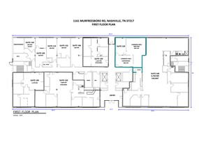 1161 Murfreesboro Rd, Nashville, TN for rent Site Plan- Image 1 of 10