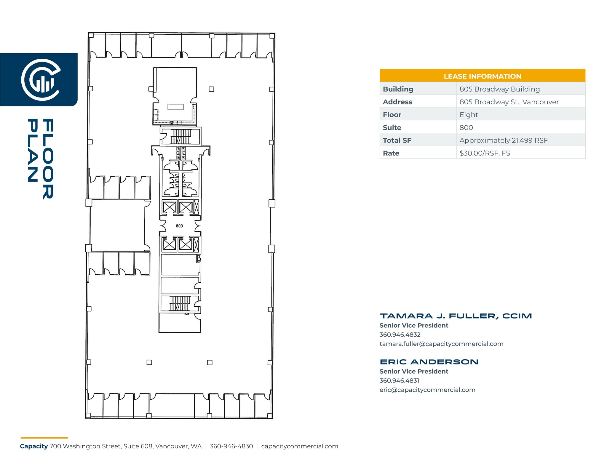 805 Broadway St, Vancouver, WA to rent Site Plan- Image 1 of 1