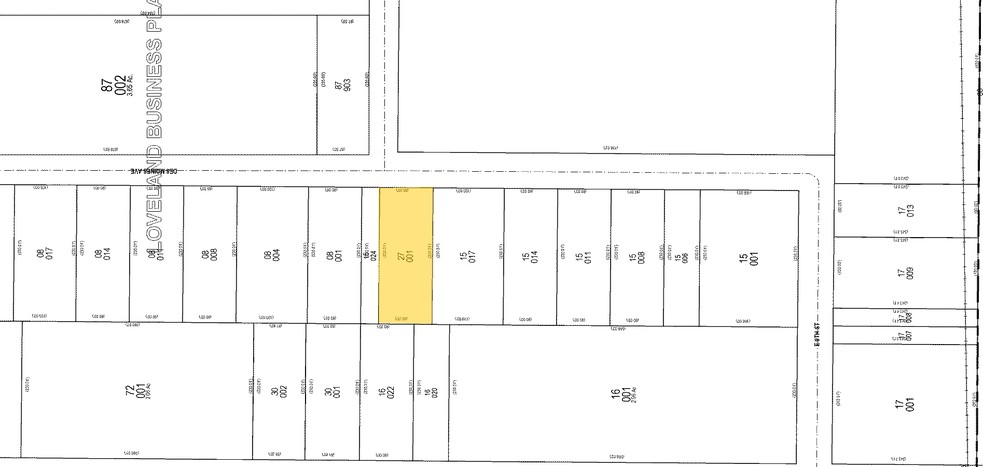 1067 N Des Moines Ave, Loveland, CO for rent - Plat Map - Image 2 of 4