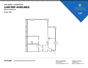 200 Mansell Ct E, Roswell, GA for rent Floor Plan- Image 1 of 1