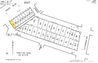 8642 Venice Blvd, Los Angeles, CA for sale Plat Map- Image 1 of 1