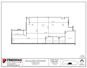 300 Galleria Officentre, Southfield, MI to rent Floor Plan- Image 1 of 2