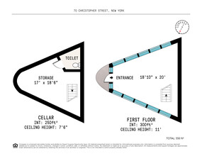 110 Seventh Ave S, New York, NY for rent Floor Plan- Image 1 of 5