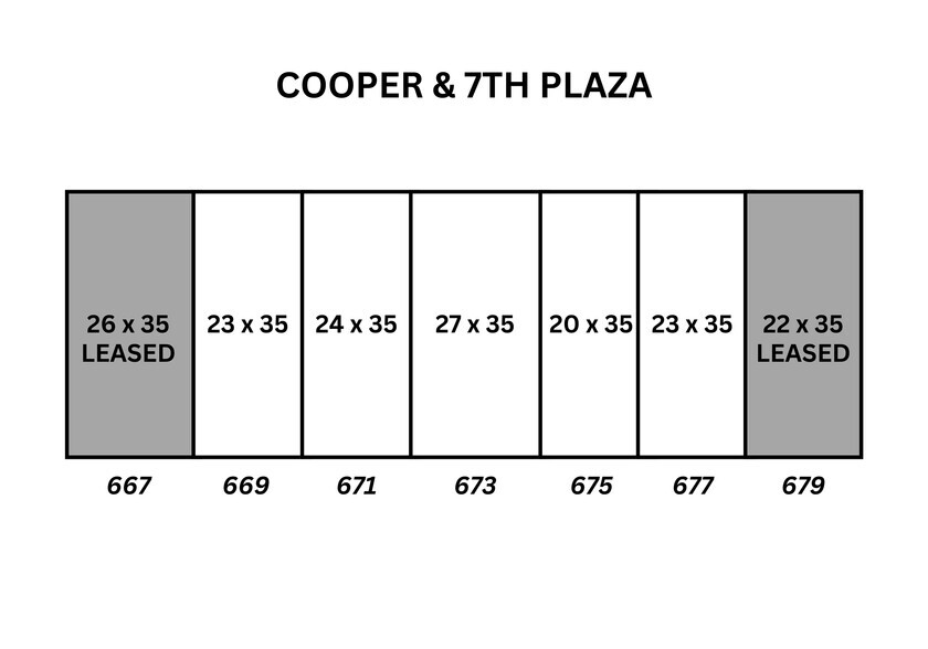 669-677 Cooper St, Monroe, MI for rent - Floor Plan - Image 2 of 3