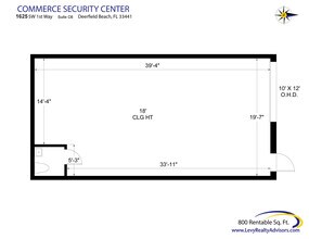1533-1717 SW 1st Way, Deerfield Beach, FL to rent Floor Plan- Image 2 of 3