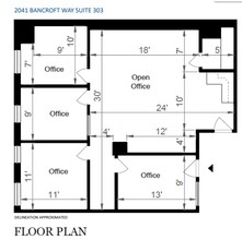 2041 Bancroft Way, Berkeley, CA for rent Floor Plan- Image 1 of 1