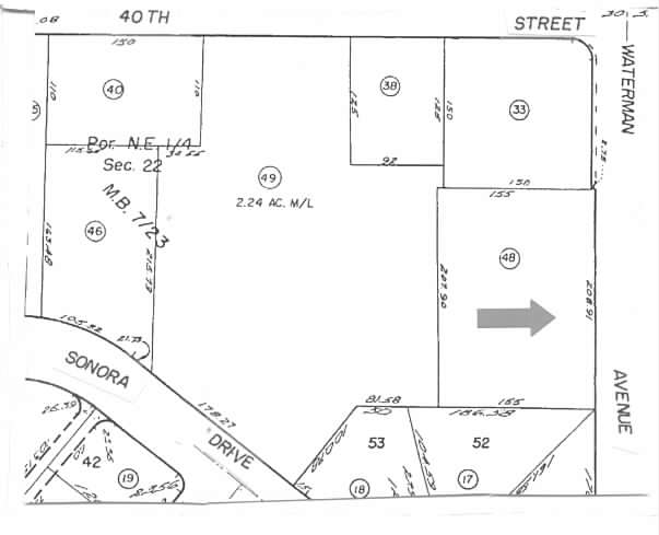 161-295 E 40th St, San Bernardino, CA for rent - Plat Map - Image 2 of 10