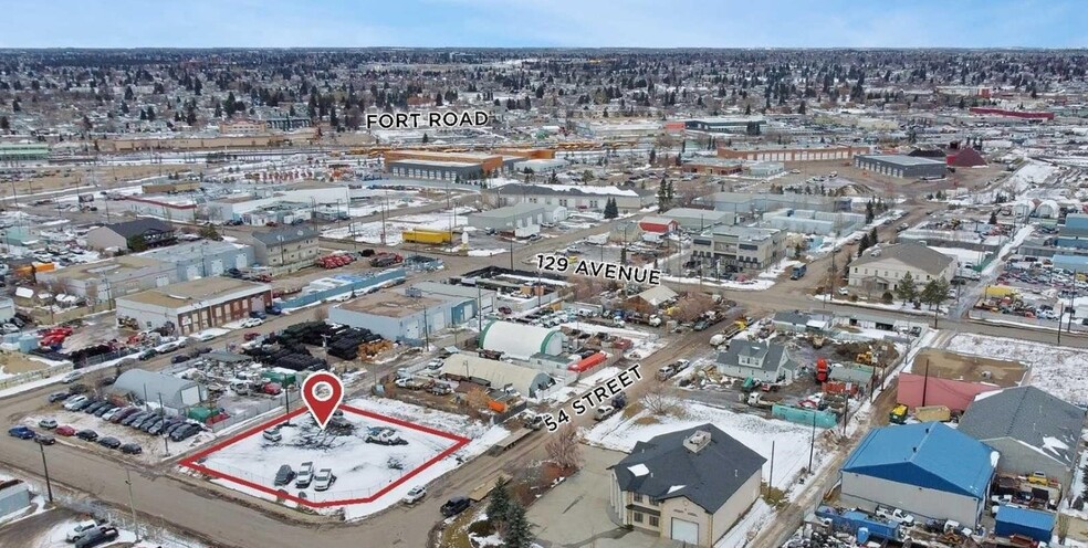 12804 54 St NW, Edmonton, AB for sale - Aerial - Image 1 of 2