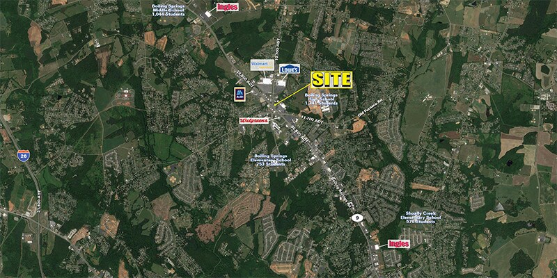 3810 Boiling Springs Rd, Boiling Springs, SC for sale - Aerial - Image 1 of 1