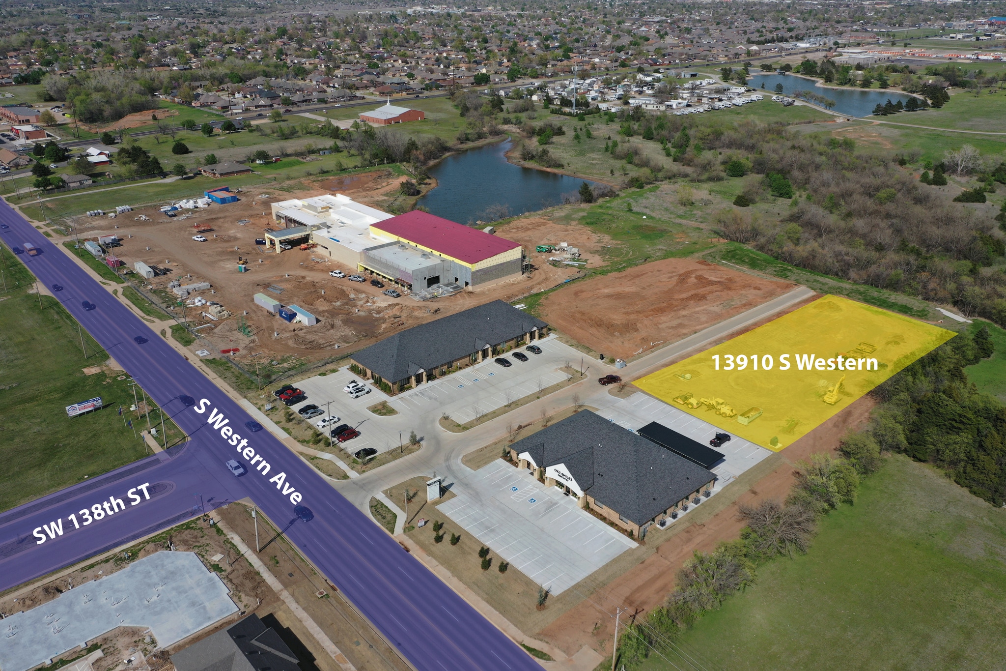 13910 Western Ave, Oklahoma City, OK to rent Aerial- Image 1 of 6