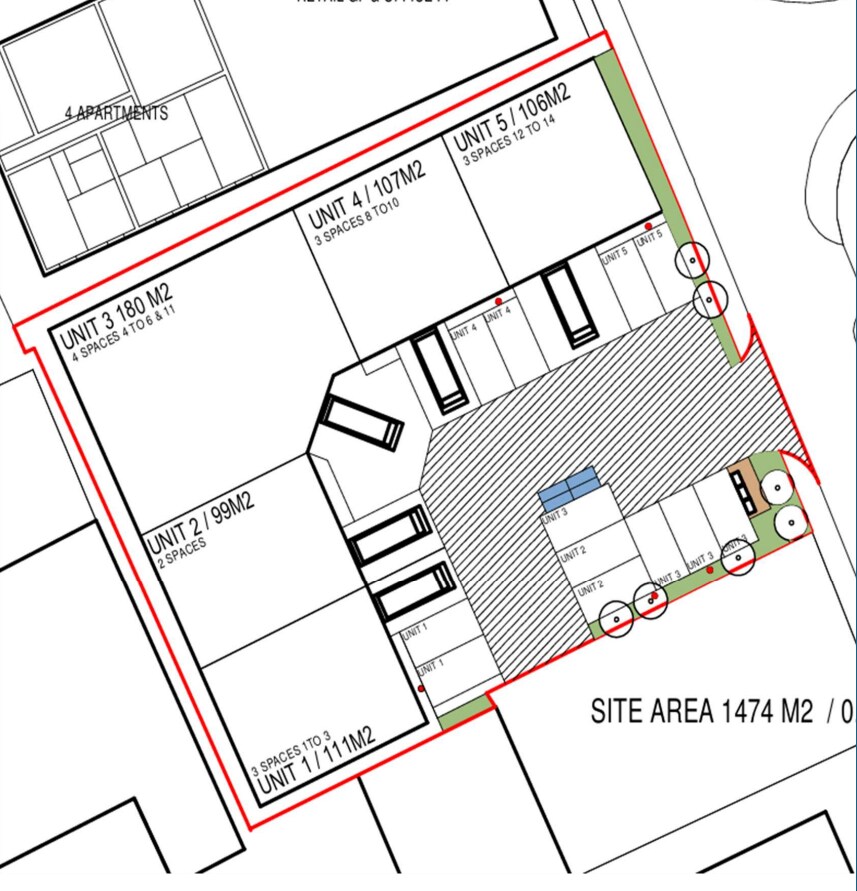 1-5 Nelson St, Doncaster to rent Site Plan- Image 1 of 2