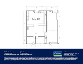 2222 E Highland Ave, Phoenix, AZ for rent Floor Plan- Image 1 of 12