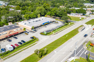 1400 W New Haven Ave, Melbourne, FL - aerial  map view