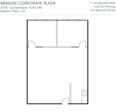 27261 Las Ramblas, Mission Viejo, CA for rent Floor Plan- Image 1 of 2