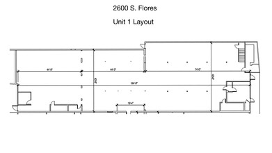 2600 S Flores St, San Antonio, TX for rent Site Plan- Image 1 of 1