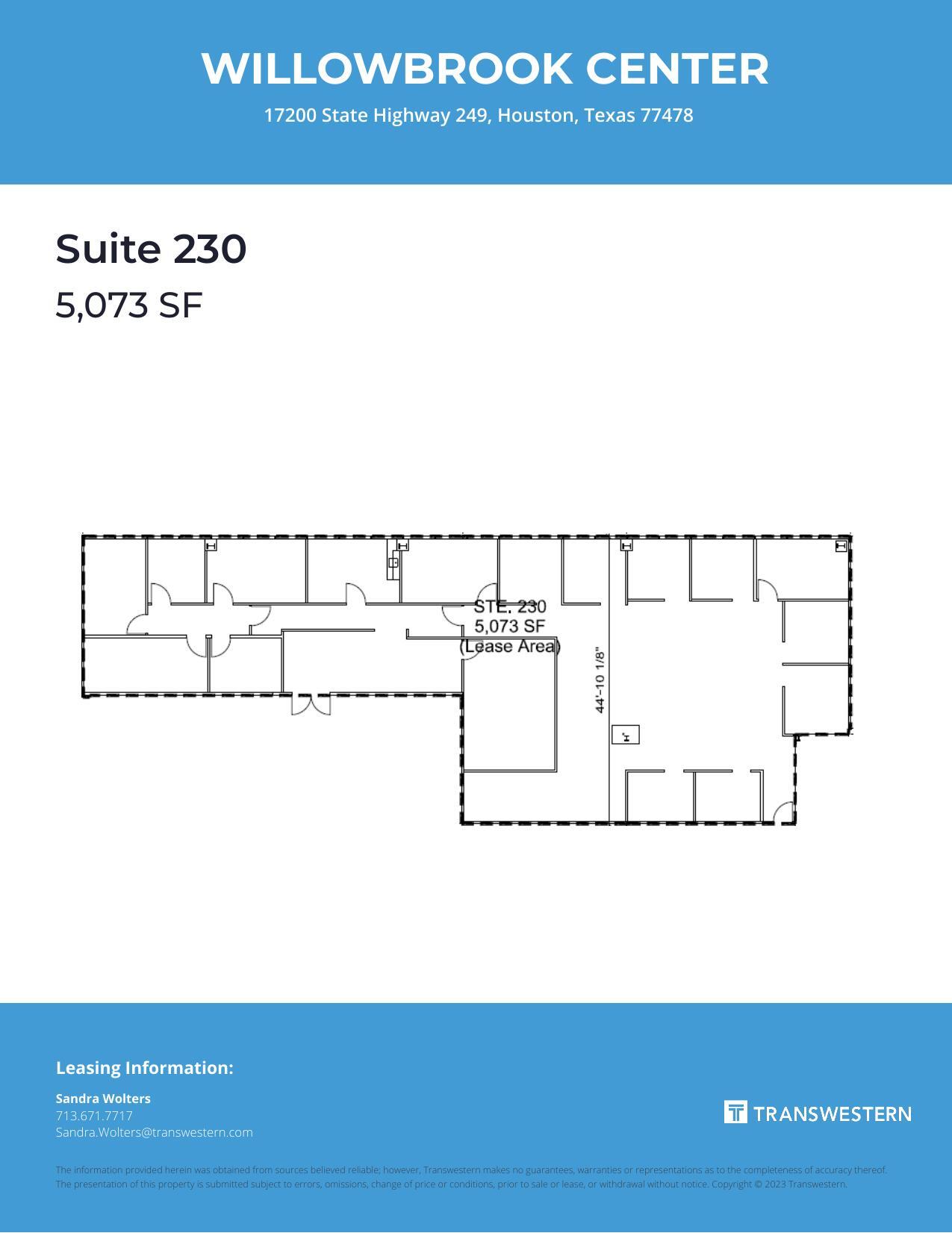 17200 SH 249, Houston, TX to rent Floor Plan- Image 1 of 1