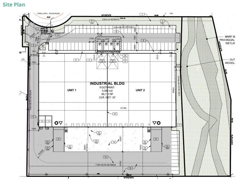 1701 Tricont Av, Whitby, ON for rent - Site Plan - Image 3 of 3