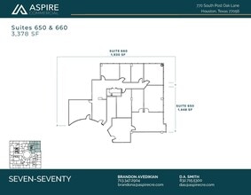 770 S Post Oak Ln, Houston, TX to rent Floor Plan- Image 2 of 2