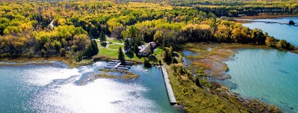 33494 S Maxton Rd, Drummond Island, MI - aerial  map view