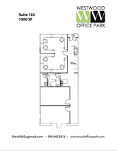 100-810 Westwood Office Park, Fredericksburg, VA for rent Floor Plan- Image 1 of 1