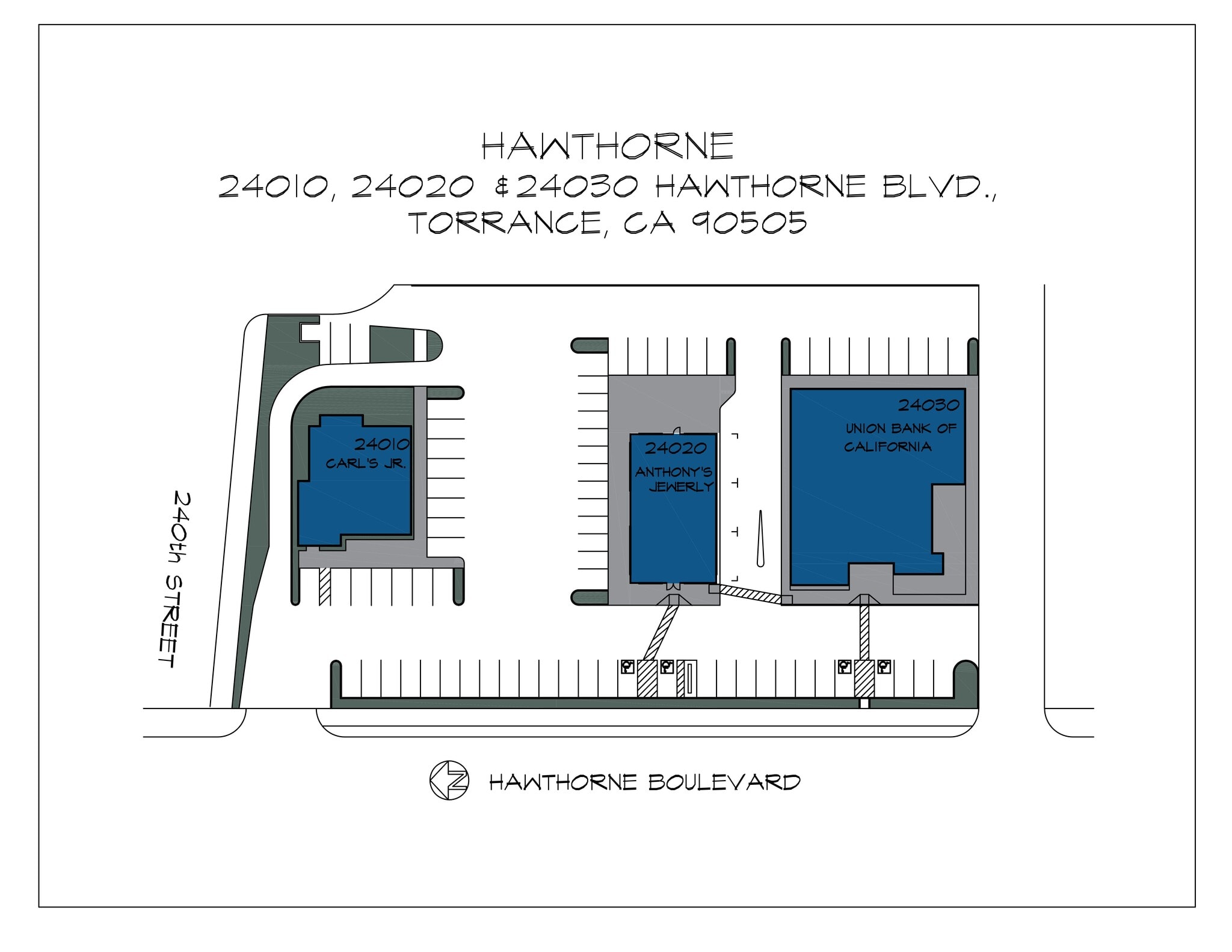 24030 Hawthorne Blvd, Torrance, CA to rent Site Plan- Image 1 of 1