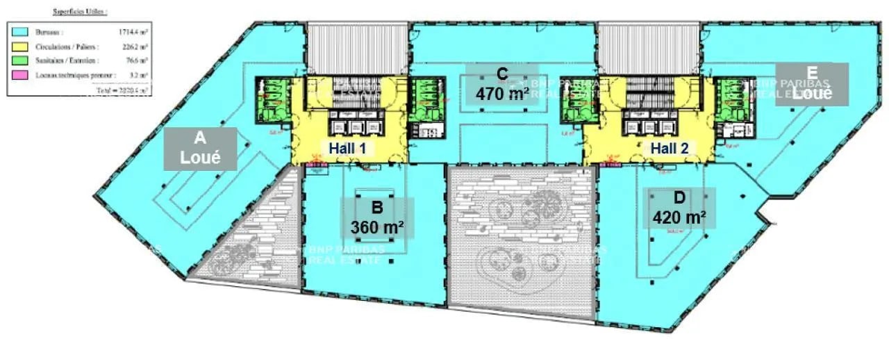 Office in Villeurbanne to rent Floor Plan- Image 1 of 1