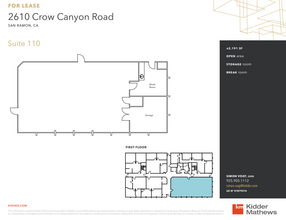 2610 Crow Canyon Rd, San Ramon, CA for rent Floor Plan- Image 1 of 1