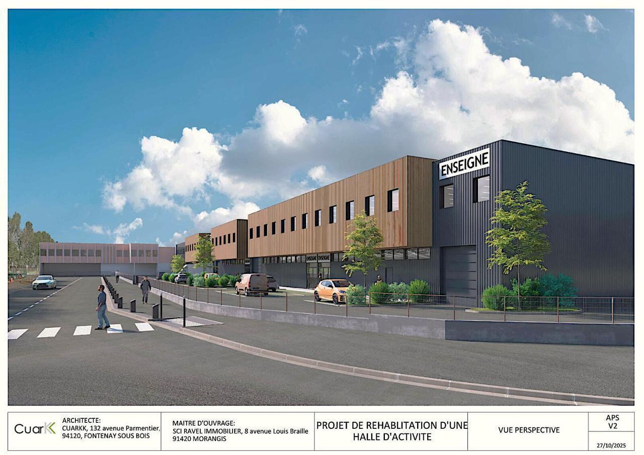 Light Industrial in Morangis to rent Building Photo- Image 1 of 3